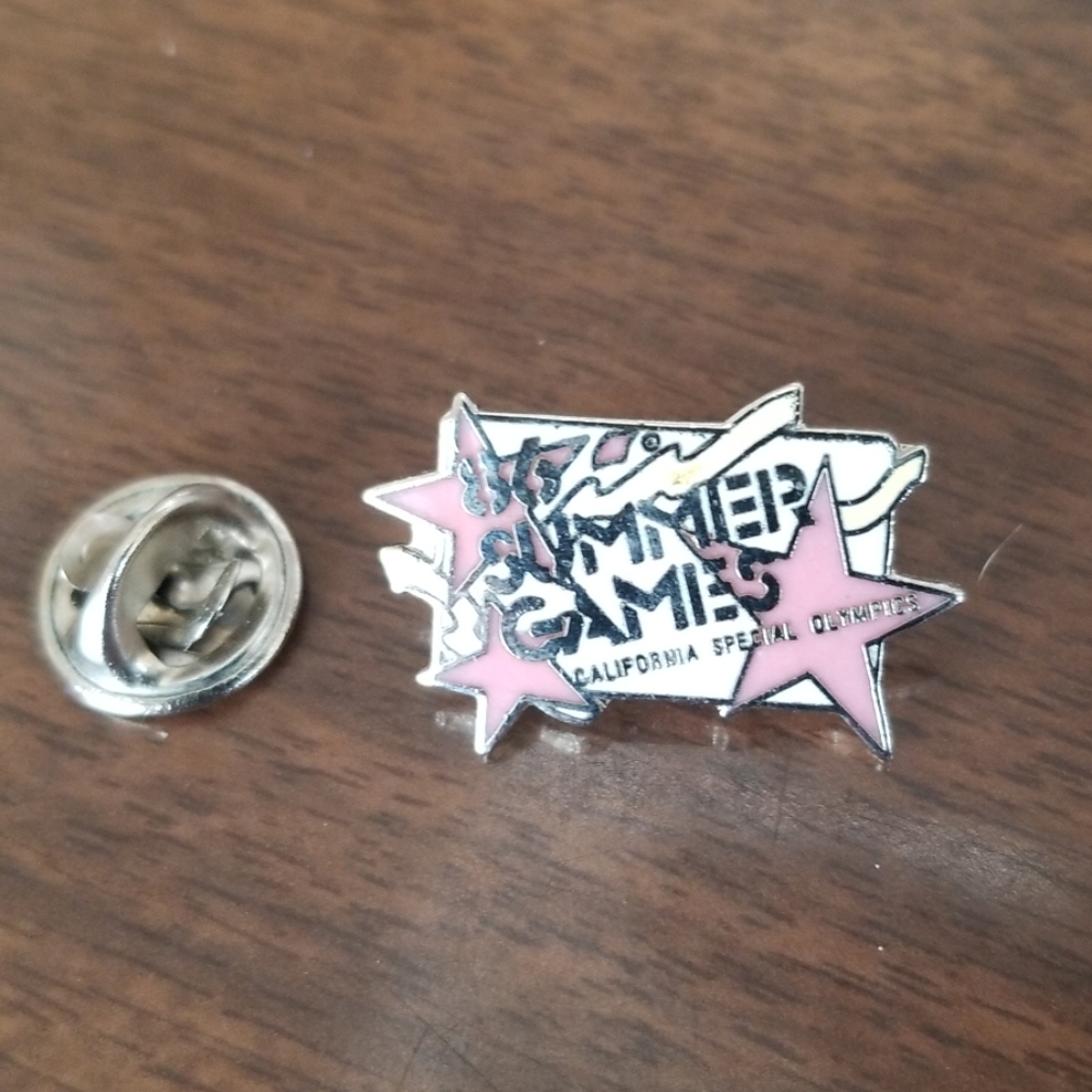 1986 California Special Olympics lapel pin